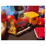 Vintage Lot of Fisher-Price Toys: Family Farm, Milk Wagon, and MORE!