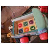 Vintage Lot of Fisher-Price Toys: Family Farm, Milk Wagon, and MORE!