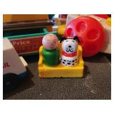 Vintage Lot of Fisher-Price Toys: Cash Register, Play Family Camper, and MORE!