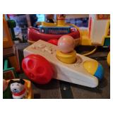 Vintage Lot of Fisher-Price Toys: Cash Register, Play Family Camper, and MORE!