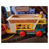 Vintage Lot of Fisher-Price Toys: Cash Register, Play Family Camper, and MORE!
