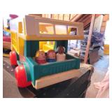 Vintage Lot of Fisher-Price Toys: Cash Register, Play Family Camper, and MORE!