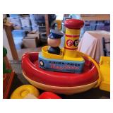 Vintage Lot of Fisher-Price Toys: Cash Register, Play Family Camper, and MORE!