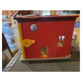 Vintage Lot of Fisher-Price Toys: Fire Station, Parking Ramp & Service Center, and MORE!
