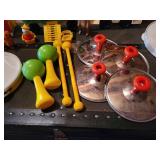 Vintage Lot of Fisher-Price Toys: Circus Train, Musical Instruments, and MORE!