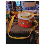 Vintage Lot of Fisher-Price Toys: Circus Train, Musical Instruments, and MORE!