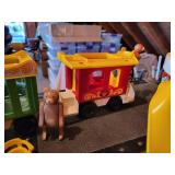 Vintage Lot of Fisher-Price Toys: Circus Train, Musical Instruments, and MORE!