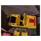 Vintage Wood Blocks and ERTL Jeep Renegade - NO SHIPPING