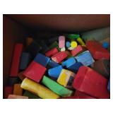 Vintage Wood Blocks and ERTL Jeep Renegade - NO SHIPPING