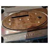 Vintage Oliver Bailer, Chevy Coupe Bank, and Railroad Engine