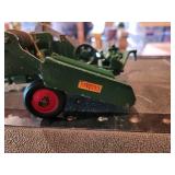 Vintage Oliver Bailer, Chevy Coupe Bank, and Railroad Engine