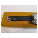 Tiffany & Co. Solid Brass Desk Clock, Serial No. 215389 and Early Digital Watch