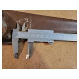 Lot of Precision Measuring Instruments - Vintage Caliper and Pair of Vintage Slide Rules