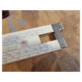 Lot of Precision Measuring Instruments - Vintage Caliper and Pair of Vintage Slide Rules
