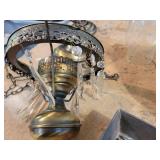 Vintage Hanging Hurricane Lamp - NO SHIPPING