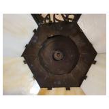 Tiffany Style Parrot Lamp Shade and Die Cast Slag Glass Lamp Shade - NO SHIPPING