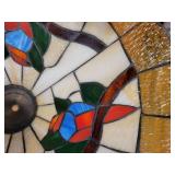 Tiffany Style Parrot Lamp Shade and Die Cast Slag Glass Lamp Shade - NO SHIPPING