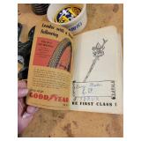 Vintage Boy Scouts of America Handbook, Brass Trophy Cup, Die Cast Rooster, Earthquake in a Can, and More!