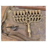 Brass Tray, Shawnee Pottery Salt & Pepper Shakers, Pipe Stand, and More!