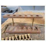 Brass Tray, Shawnee Pottery Salt & Pepper Shakers, Pipe Stand, and More!