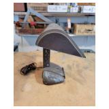 Vintage Desk Lamp - Brass Accents, Art Deco Styling - NO SHIPPING