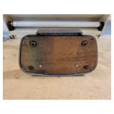 Vintage Desk Lamp - Brass Accents, Art Deco Styling - NO SHIPPING