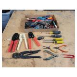 Lot of Misc. Hand Tools - Pliers, Crimpers, Screwdrivers, and More!