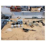 Lot of Soldering Irons, Solder, and More!