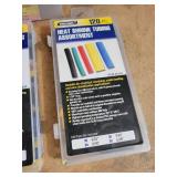 Lot of Heat Shrink Tubing, Soldering Iron/Pyrography Tool, Grommets, and More!