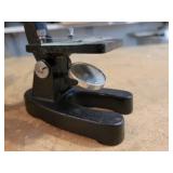 Vintage Precision Optical Co. Microscope in Original Wood Box