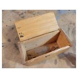 Vintage Precision Optical Co. Microscope in Original Wood Box