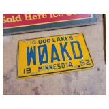 Lot of Vintage Thermometers - Dr. Pepper, Burpee, Coca-Cola Sign, and License Plate