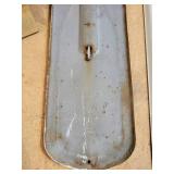 Lot of Vintage Thermometers - Dr. Pepper, Burpee, Coca-Cola Sign, and License Plate