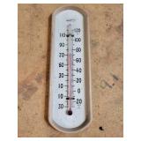 Lot of Vintage Thermometers - Dr. Pepper, Burpee, Coca-Cola Sign, and License Plate