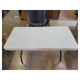 24" x 48" Poly Folding Table - Great Shape! NO SHIPPING