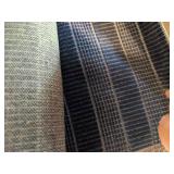 Large Lot of Upholstery Fabric and Supplies in Chest (72" x 25" x 13") and Several Totes Full - NO SHIPPING