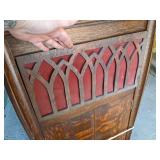 Antique "Vionola" Victrola Record Player with Records and Extra Parts- "The Davenport Phonograph Co." Davenport, IA - NO SHIPPING