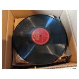 Antique "Vionola" Victrola Record Player with Records and Extra Parts- "The Davenport Phonograph Co." Davenport, IA - NO SHIPPING