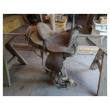 Vintage Saddle - Marked "Dick Muckleroy" or "Dick Mockleroy" Phoenix AZ - NO SHIPPING