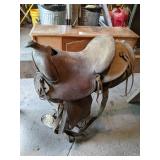 Vintage Saddle - Marked "Dick Muckleroy" or "Dick Mockleroy" Phoenix AZ - NO SHIPPING
