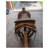 Vintage Saddle - Marked "Dick Muckleroy" or "Dick Mockleroy" Phoenix AZ - NO SHIPPING