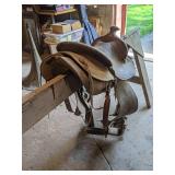 Vintage Saddle - Marked "Dick Muckleroy" or "Dick Mockleroy" Phoenix AZ - NO SHIPPING