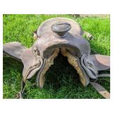 Vintage Saddle - Marked "Dick Muckleroy" or "Dick Mockleroy" Phoenix AZ - NO SHIPPING