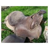 Vintage Saddle - Marked "Dick Muckleroy" or "Dick Mockleroy" Phoenix AZ - NO SHIPPING