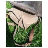 Vintage Saddle - Marked "Dick Muckleroy" or "Dick Mockleroy" Phoenix AZ - NO SHIPPING