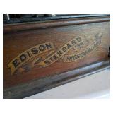 Antique "Edison Standard Phonograph" with Horn and (16) Cylinder Records, Serial No. S217960 - NO SHIPPING