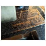 Antique "Edison Standard Phonograph" with Horn and (16) Cylinder Records, Serial No. S217960 - NO SHIPPING