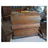 Antique "Edison Standard Phonograph" with Horn and (16) Cylinder Records, Serial No. S217960 - NO SHIPPING