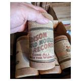 Antique "Edison Standard Phonograph" with Horn and (16) Cylinder Records, Serial No. S217960 - NO SHIPPING