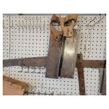 72" Aluminum Level with Wood Case, Squares and Saws - NO SHIPPING